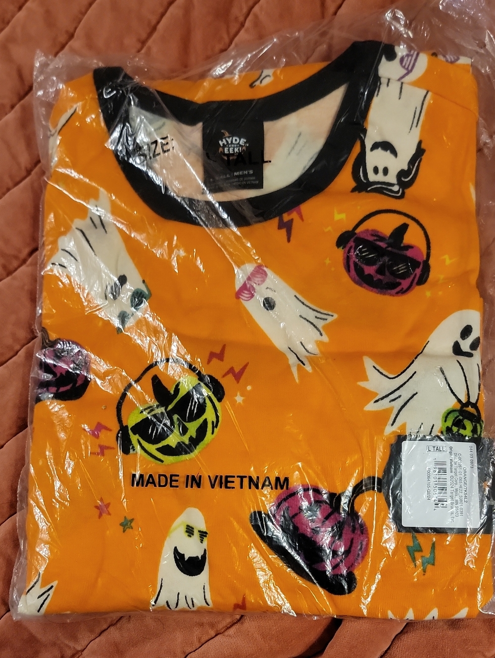 NWT Men's Halloween Pajama Set Size L Tall